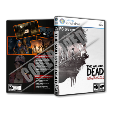 The Walking Dead The T.D.Series 2019 PC Game DVD Cover Tasarımı